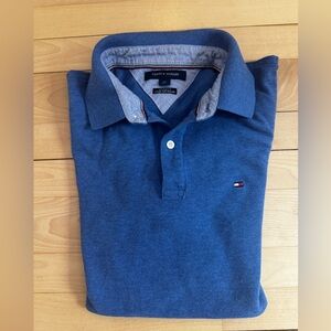 Tommy Hilfiger Blue Classic Polo Shirt Men’s Size L